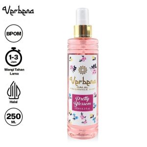 VERBENA Halal Fragrance Body Mist 250ml – Pretty Blossom (Parfum Badan Wanita)